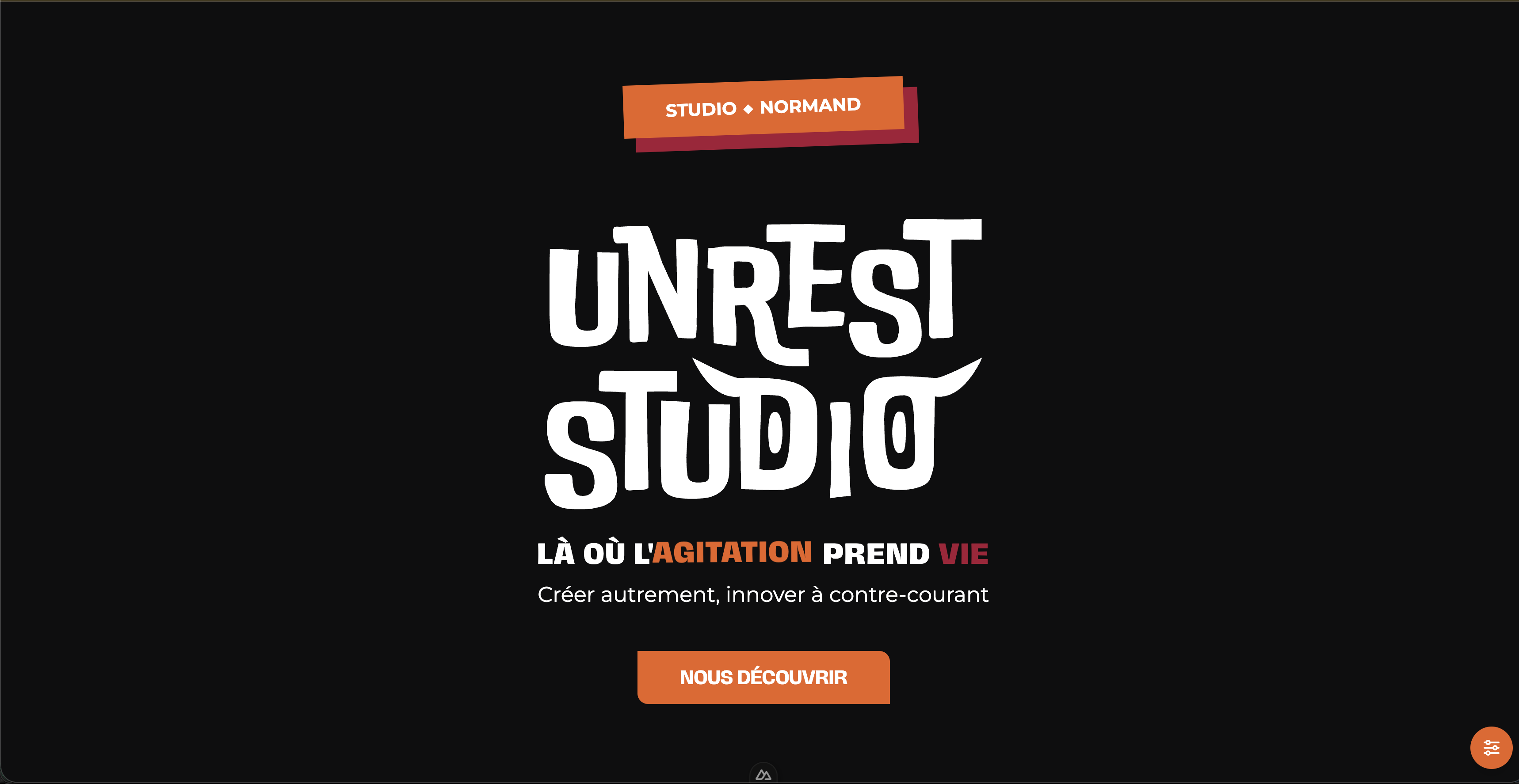 Site de Unrest Studio - Développement NuxtJS/Vue